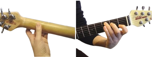 left-hand-posistion-on-guitar-neck