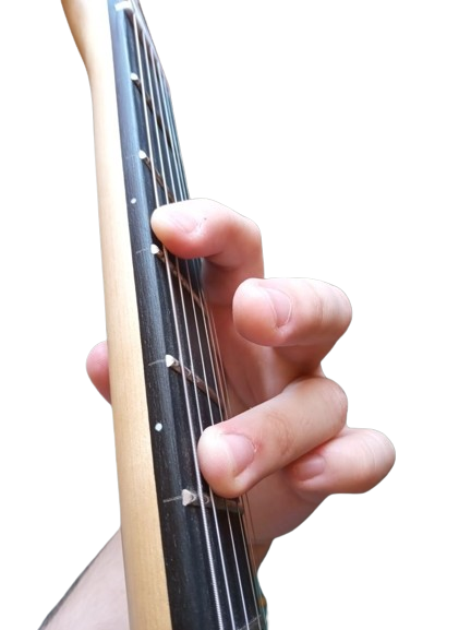 holding a power chord